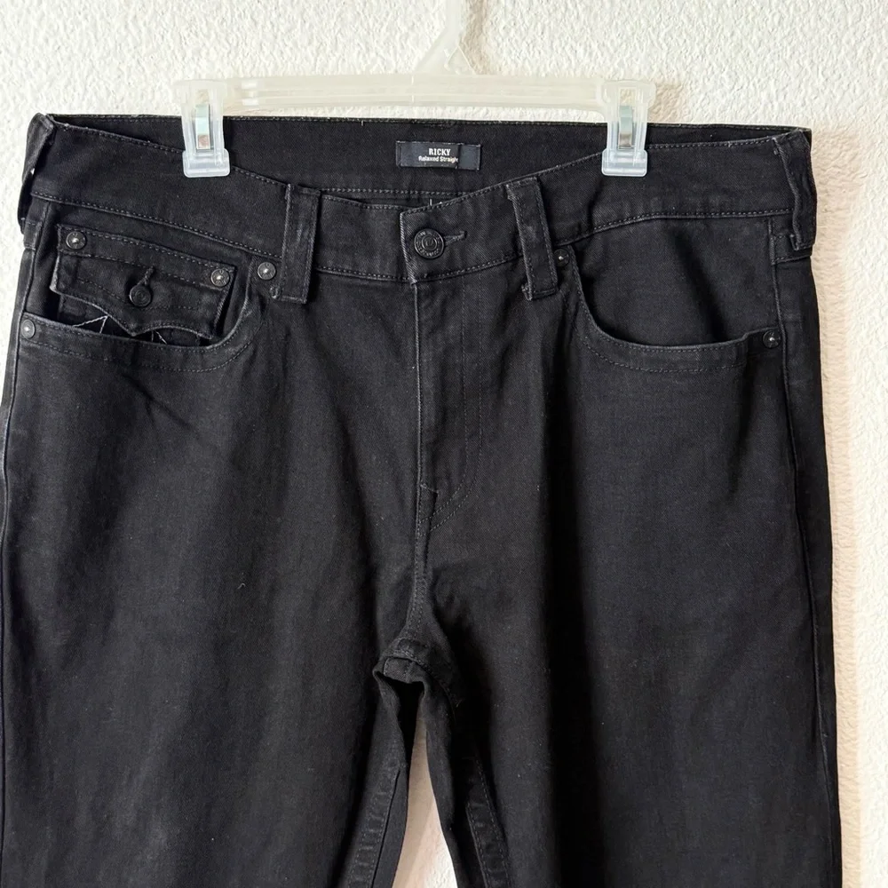 True Religion RICKY RELAXED STRAIGHT JEAN Mens Size 36